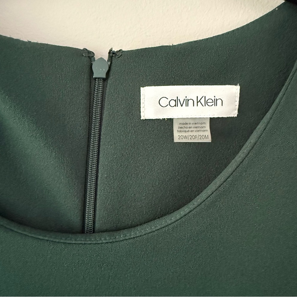 Calvin Klein Forest Green Dress - Picture 3 of 7